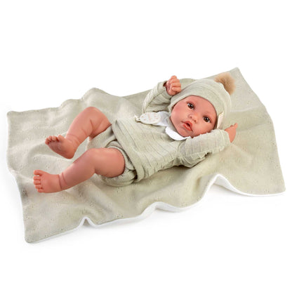 Antonio Juan Doll Erik with Blanket - 42cm