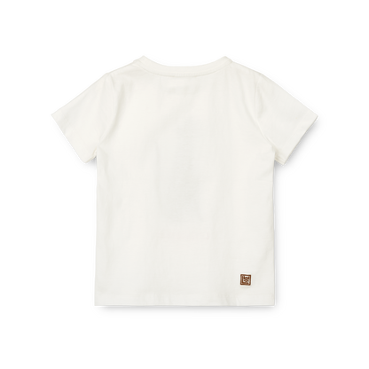 Liewood Apia Baby Short Sleeve T-shirt - Leopard / Crisp White