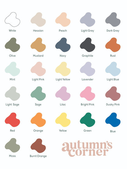 Autumns Corner - The Flip It Shelf - Colours 
