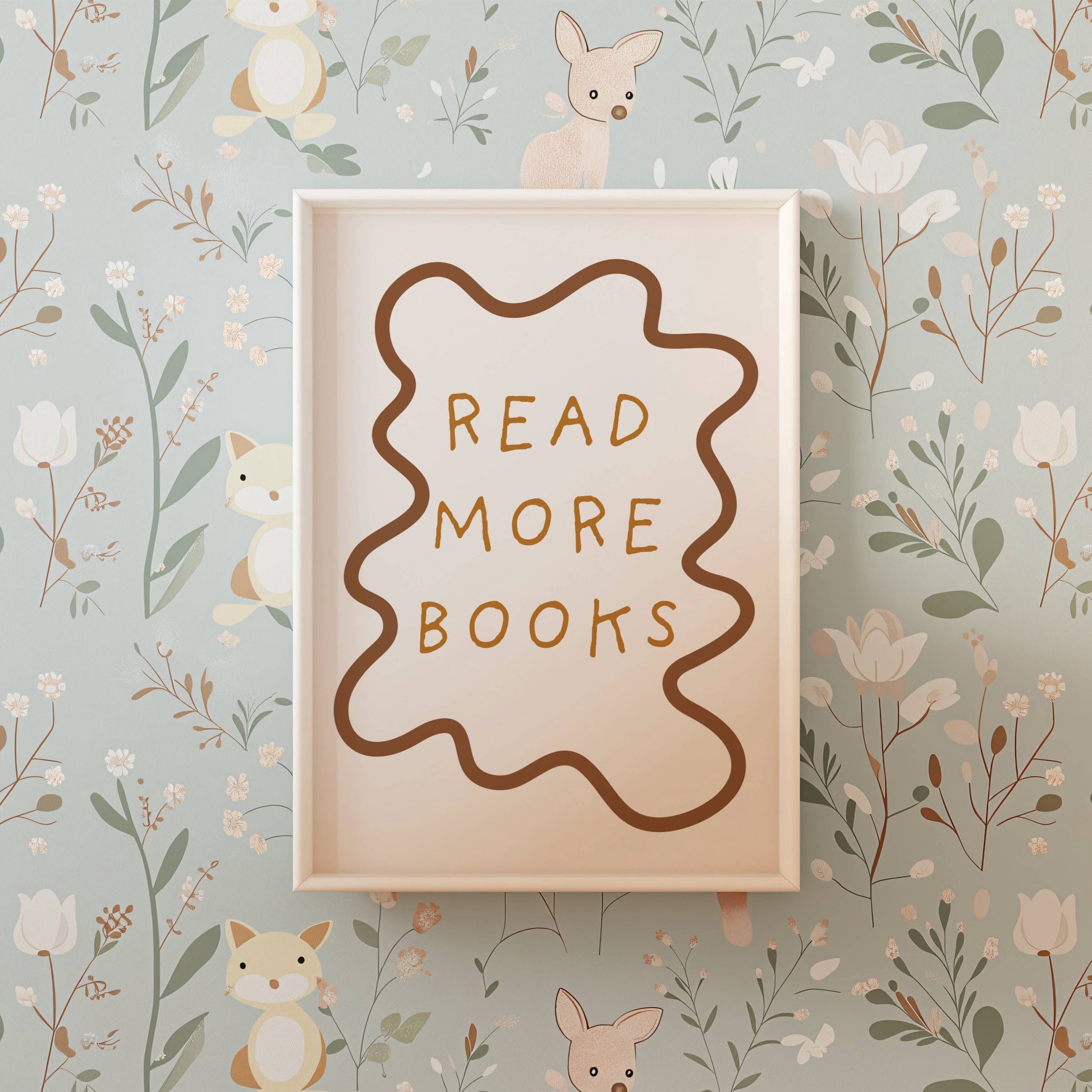 Autumns Corner 'Read More Books' Print - Wavy Edition