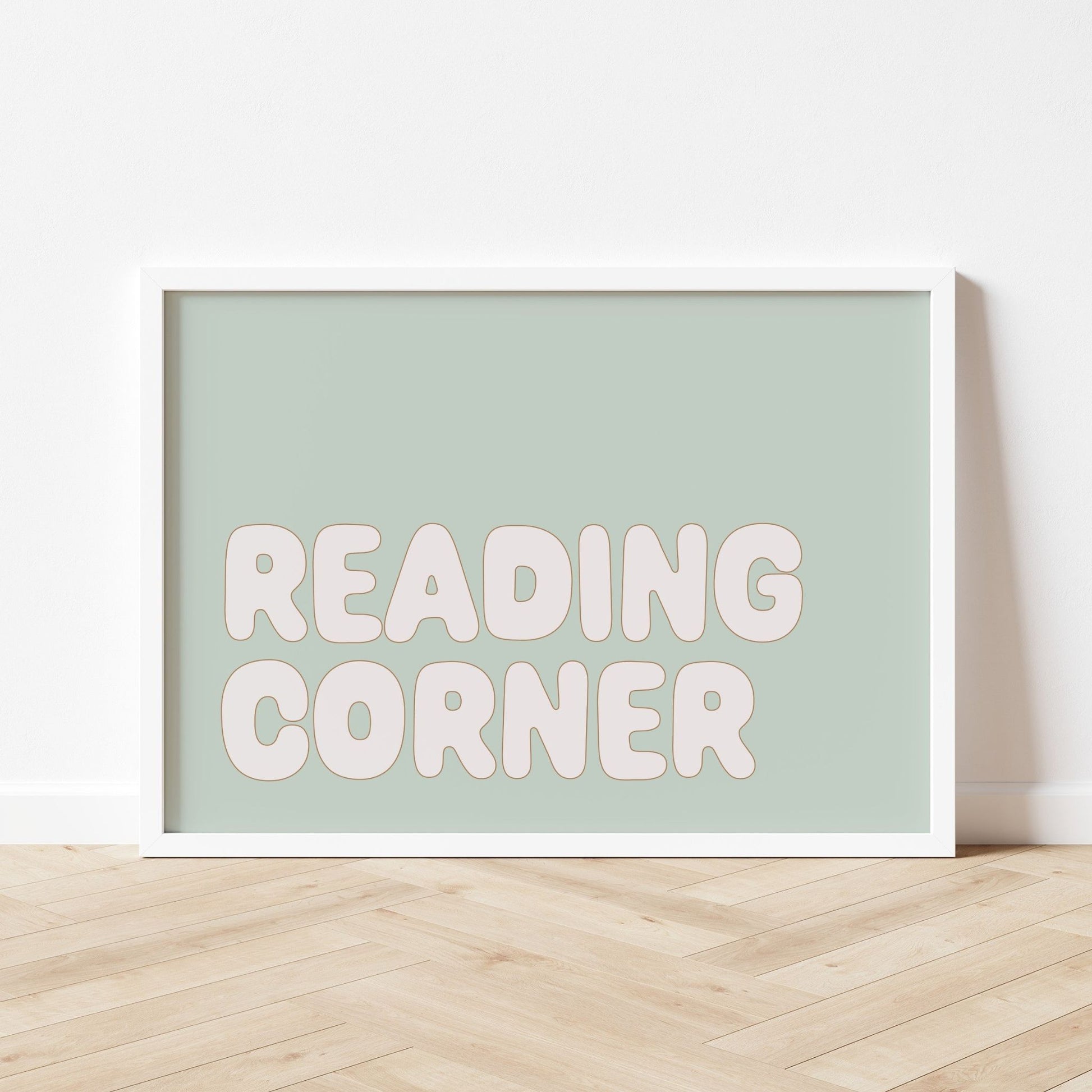 Autumns Corner 'Reading Corner' Print - sage