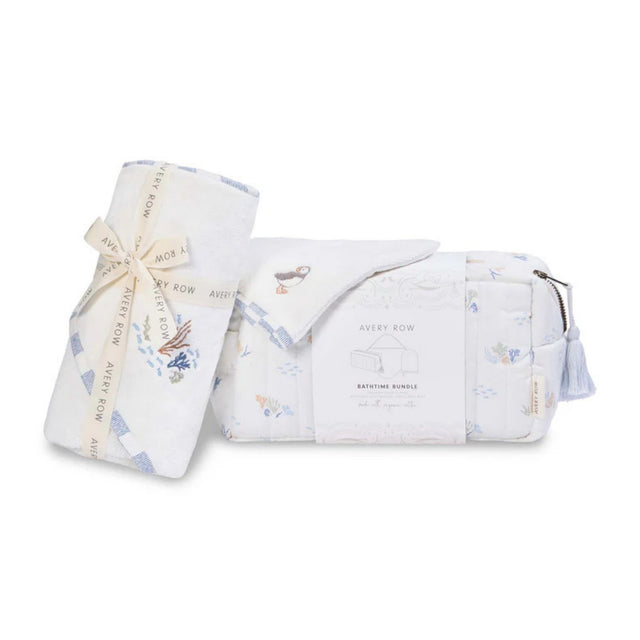 Avery Row Bathtime Bundle New Baby Gift Set - Coastline