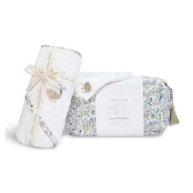 Avery Row Bathtime Bundle New Baby Gift Set - Riverbank