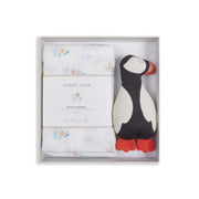 Avery Row Swaddle & Cuddle New Baby Gift Set - Coastline