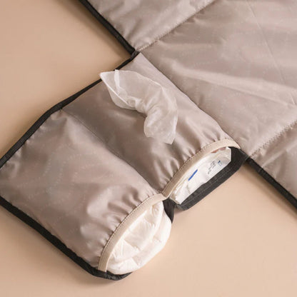 Avery Row Travel Baby Changing Mat - Soft Black