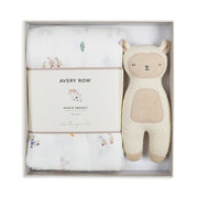Avery Row Swaddle & Cuddle New Baby Gift Set - Little Farm