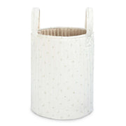 Avery Row Large Quilted Storage Basket - Nettle Scatter / Birch