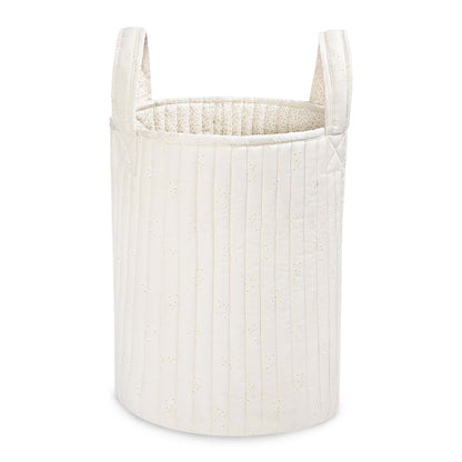 Avery Row Large Quilted Storage Basket - Wild Chamomile / Daisy Meadow