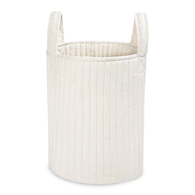 Avery Row Large Quilted Storage Basket - Wild Chamomile / Daisy Meadow