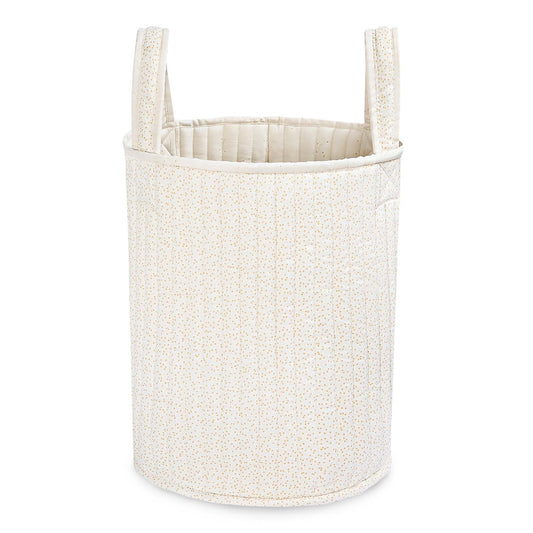 Avery Row Large Quilted Storage Basket - Wild Chamomile / Daisy Meadow