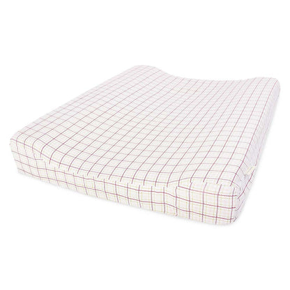 Avery Row Baby Changing Mat - Pink Check