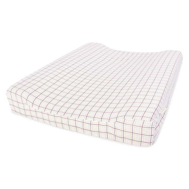 Avery Row Baby Changing Mat - Pink Check