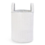 Avery Row Large Quilted Storage Basket - Nature Trail / Stripe