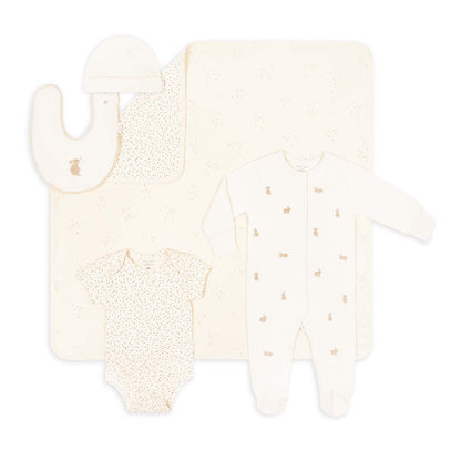 Avery Row New Baby Starter Gift Set - Bunnies / Daisy Meadow / Wild Chamomile