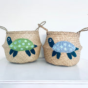 Bellybambino Green Sea Turtle Basket - Large