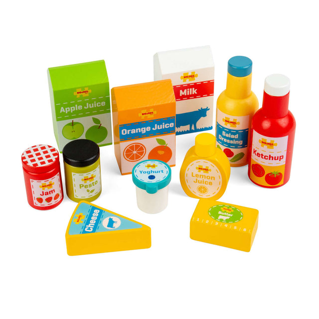 Bigjigs Toys Wooden Chilled Groceries