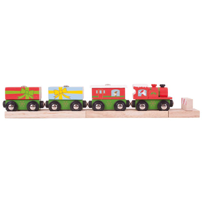 Bigjigs Toys Christmas Train Engine