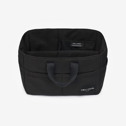 Tiba + Marl Canvas Organiser Caddy / Pocket Tote Insert - Black