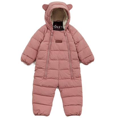 Toastie Quilted Snowsuit - Damask Pink