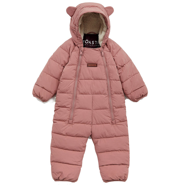 Toastie Quilted Snowsuit - Damask Pink