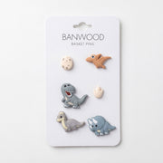 Banwood Pin & Ride Basket Pins - Dinosaurs