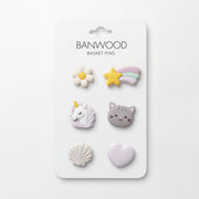 Banwood Pin & Ride Basket Pins - Magic