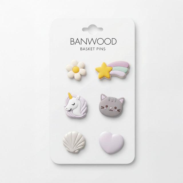 Banwood Pin & Ride Basket Pins - Magic