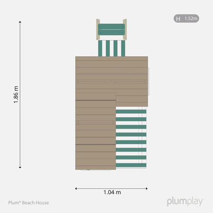 Plum Play Wooden Beach House