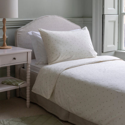 Avery Row Organic Cotton Single Bedding Set - Nettle Scatter