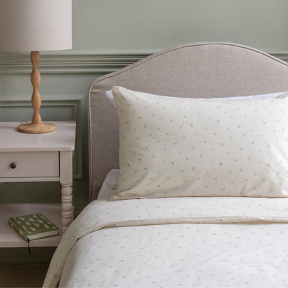 Avery Row Organic Cotton Single Bedding Set - Nettle Scatter