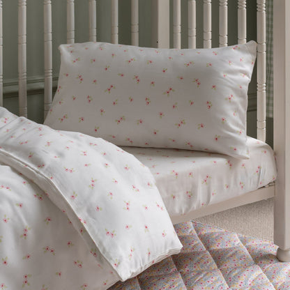 Avery Row Organic Cotton Cotbed Bedding Set - Anemone