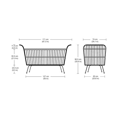 Bermbach Frederick Cot & Mattress Set
