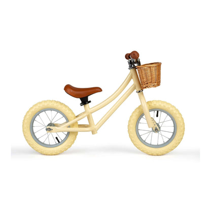 Bigjigs Toys Balance Bike - Cream