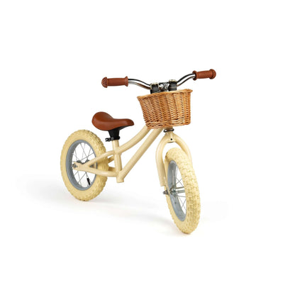 Bigjigs Toys Balance Bike - Cream
