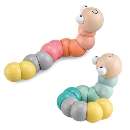 Bigjigs Toys Wiggly Worm - Pastel