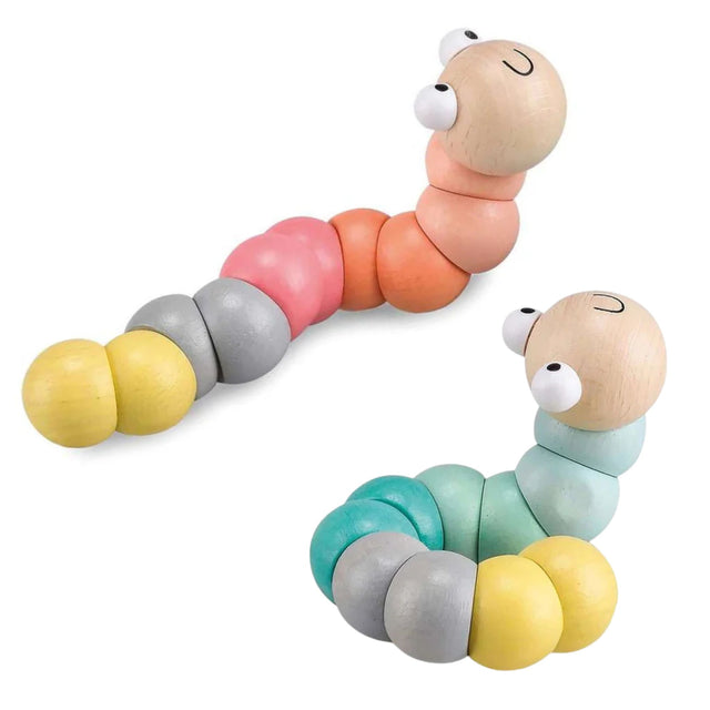 Bigjigs Toys Wiggly Worm - Pastel