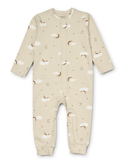 Liewood Birk Pyjamas Jumpsuit- Stargazer/Foggy