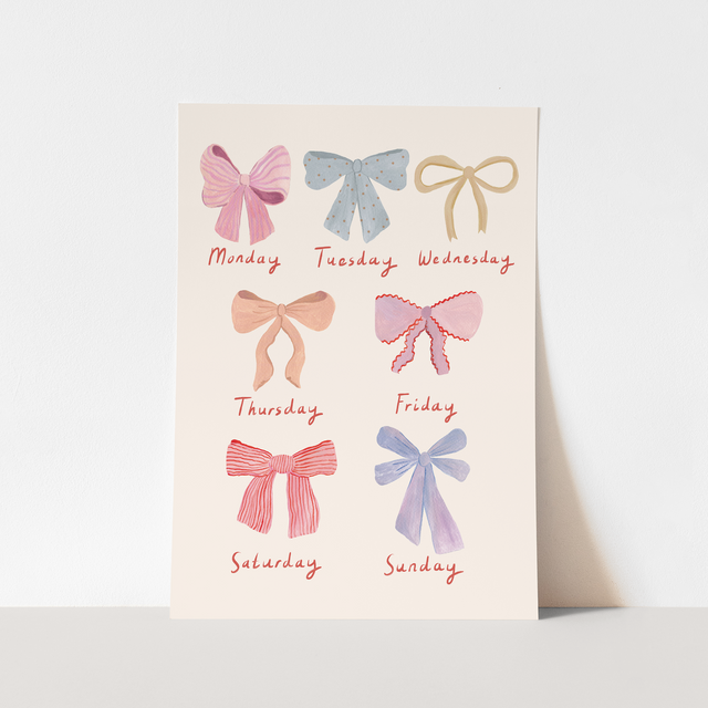 Kid of the Village Bows Of The Week Fine Art Print