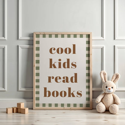 Autumns Corner Cool Kids Read Books - Checkerboard