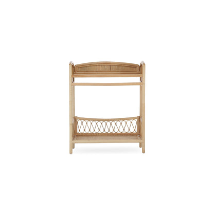 CuddleCo Aria Wave Changer With Hanging Rail - Rattan