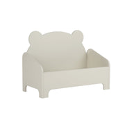 CuddleCo Play House Bear Book Storage - Pebble