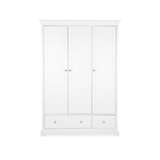 CuddleCo Beaumont Triple Wardrobe - White