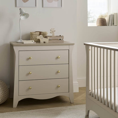 CuddleCo Clara Dresser Changer - Cashmere & Ash