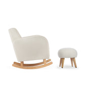 CuddleCo Etta Nursing Chair & Footstool - Boucle Off White