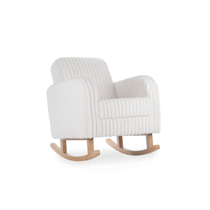 CuddleCo Etta Faux Fur Nursing Chair - Cream