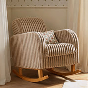 CuddleCo Etta Faux Fur Nursing Chair - Mink
