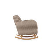 CuddleCo Etta Faux Fur Nursing Chair - Mink