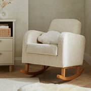 CuddleCo Etta Boucle Nursing Chair - Mushroom