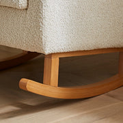 CuddleCo Etta Boucle Nursing Chair - Mushroom