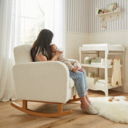 CuddleCo Etta Boucle Nursing Chair - Off White